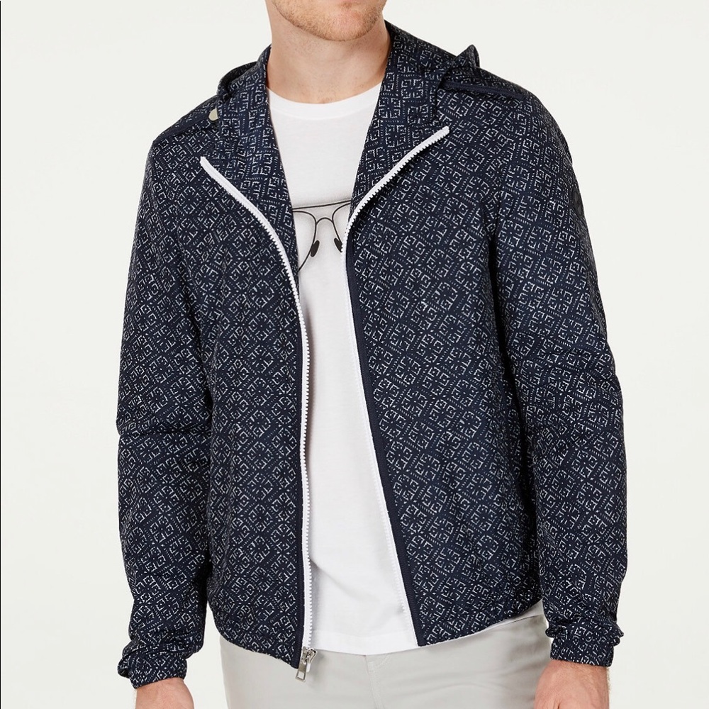 Michael Kors tile – print hooded new